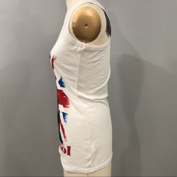 White Racerback Tank - Picture 2 of 5